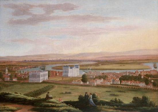 Hendrick Danckerts A View of Greenwich and the Queen's House from the South-East oil painting picture